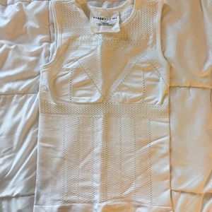 Derek Lam for Athleta white top and black top